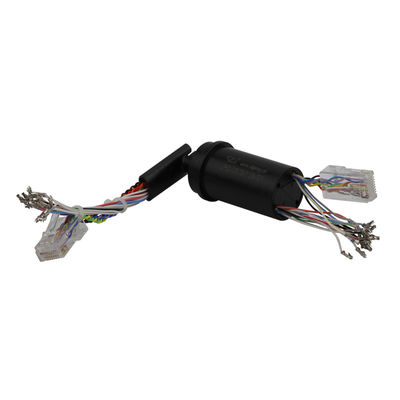 Gigabit Ethernet Kapsul Electrical Slip Ring Transfering Current And Signal