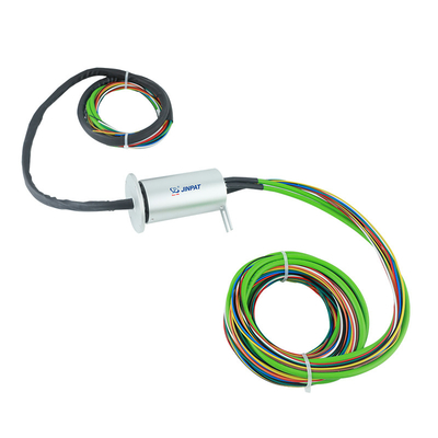 Resistensi Isolasi Daya ≥1000MΩ 1000VDC Slipring dengan 2×10A 4×5A 2×100Mbps Ethernet Circuits