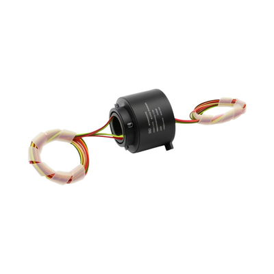 Cincin selip lubang tembus 6 Sirkuit 2000 RPM 240VAC Kontak Emas