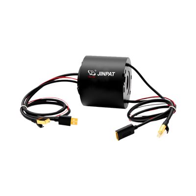 11 Circuit Hybrid Slip Ring untuk USB2.0 24VAC 300rpm