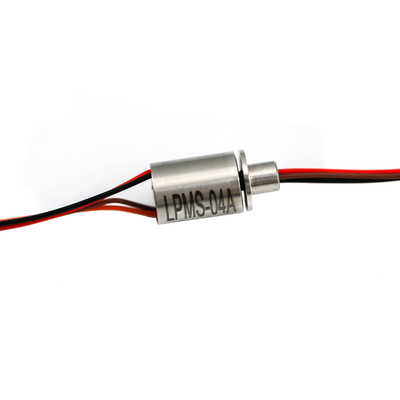 48VAC 4-Wire Miniature Slip Ring 1A Saat ini 100 RPM Kecepatan