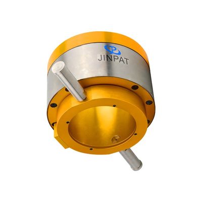 100T Rotary Slip Ring Melalui Mesin Konstruksi Lubang Tahan Air IP68