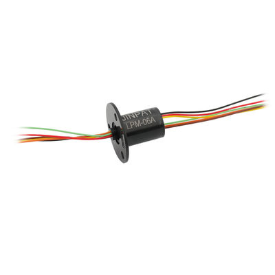 Cincin Slip Kapsul Miniatur 300RPM 6 Sirkuit 2A IP40, desain struktur terintegrasi