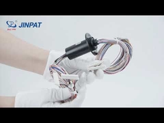 24 Sirkuit Kabel RG316 AWG28 Kawat 300rpm Slip Ring Kapsul